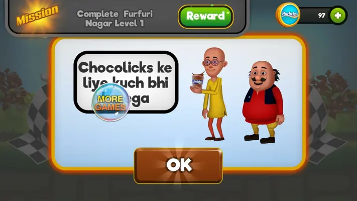 Motu Patlu Speed Racing android App screenshot 9